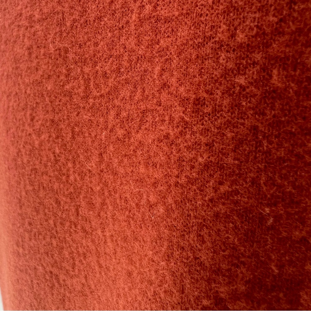 Sew In Love Womens Small V Neck Long Sleeve Tunic Toasted Pumpkin Fuzzy Texture - Picture 5 of 13
